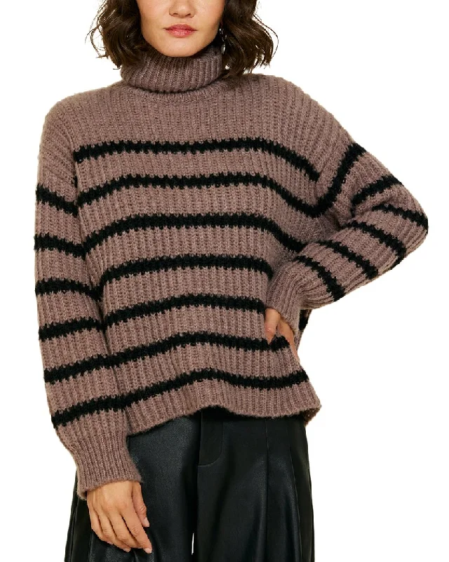 Relaxed Style Line & Dot Ariel Sweater