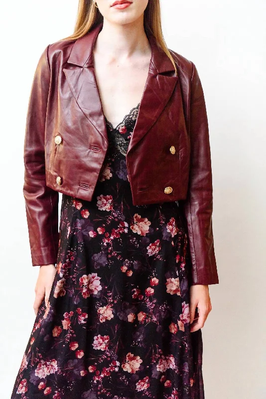 Current Trends Boa Jacket In Cranberry