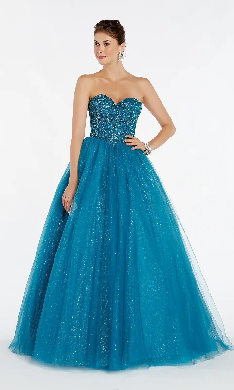 Weekend Exclusive Alyce Paris 60381 - Embellished Sweetheart Bodice Tulle Ballgown