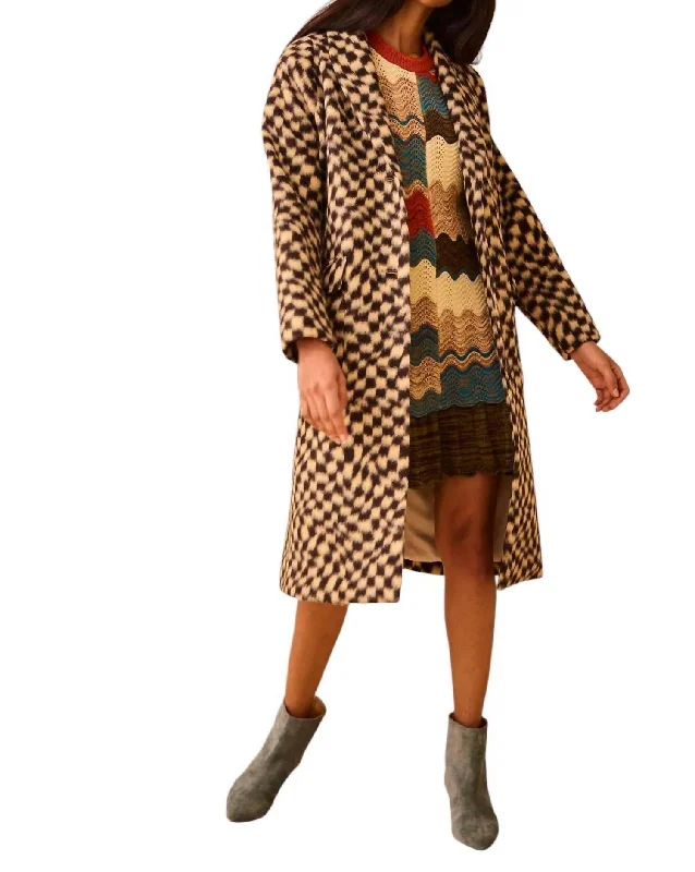 Imeless Style Davis Coat In Checker