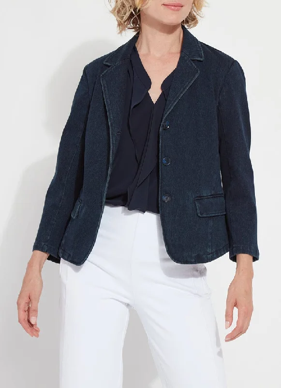 Limited - Edition Drops Della Denim Cropped Blazer