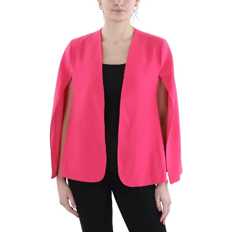 Exclusive Sale Womens Solid Polyester Open Front