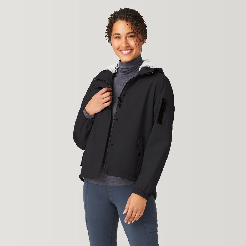 Latest Trends Free Country Women's Super Softshell Sherpa Lined Jacket