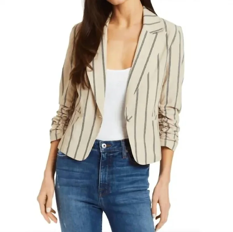 Limited Time Special Offer Suzie Blazer In White/blue