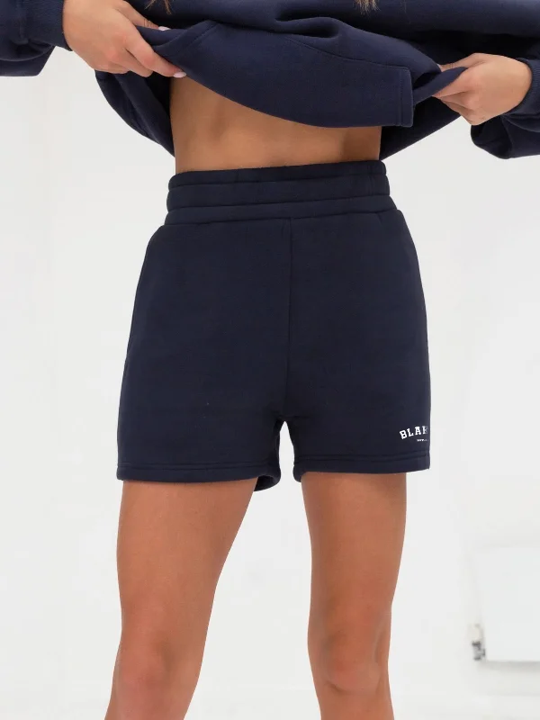 Attire Sale Heritage Jogger Shorts - Dark Navy