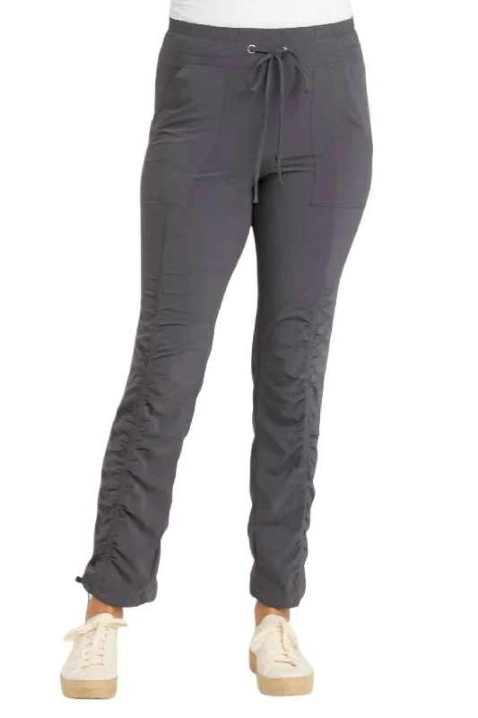 Insane Discount Onslaught Active Jules Pants In Charcoal