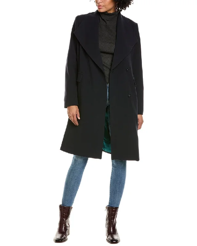 Casual Fashion Via Spiga Crepe Coat