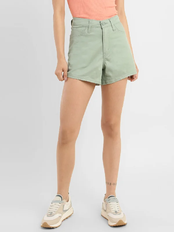 Enjoy Discount Women's High Rise Regular Fit Shorts