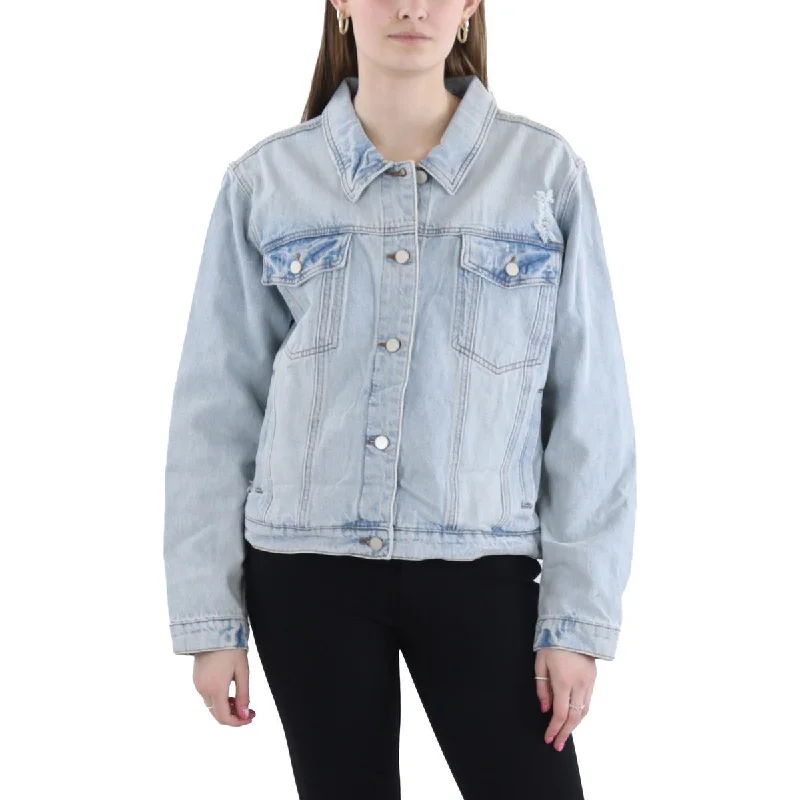 Stylish Looks Womens Denim Cotton Denim Jacket