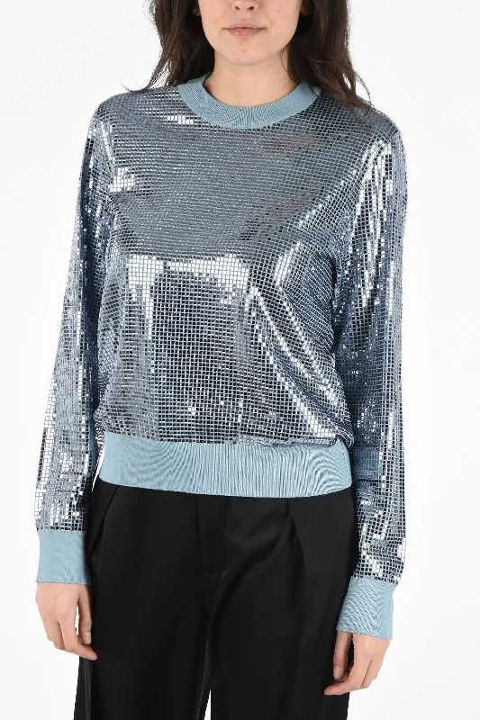 Hot Deals Bottega Veneta Sequined Crewneck Sweater