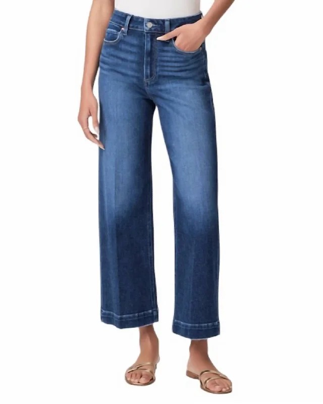 Trendy Threads Anessa Wide Leg Jeans In Foreign Film