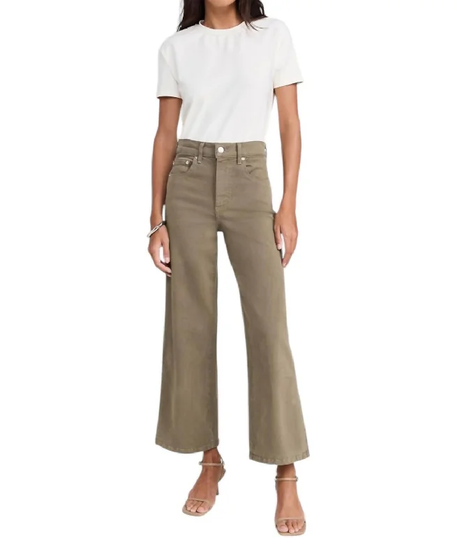 Effortless Chic Apparel Juliette Wide Leg Ankle Jeans In Mountain