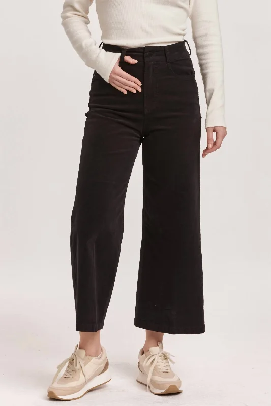 Trend Setting Wardrobe Audrey Corduroy Pants In Black