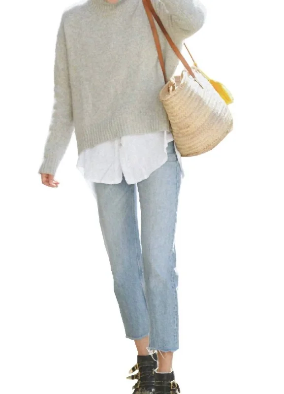 Limited Quantities Cashmere Carmel Sweater In Pebble