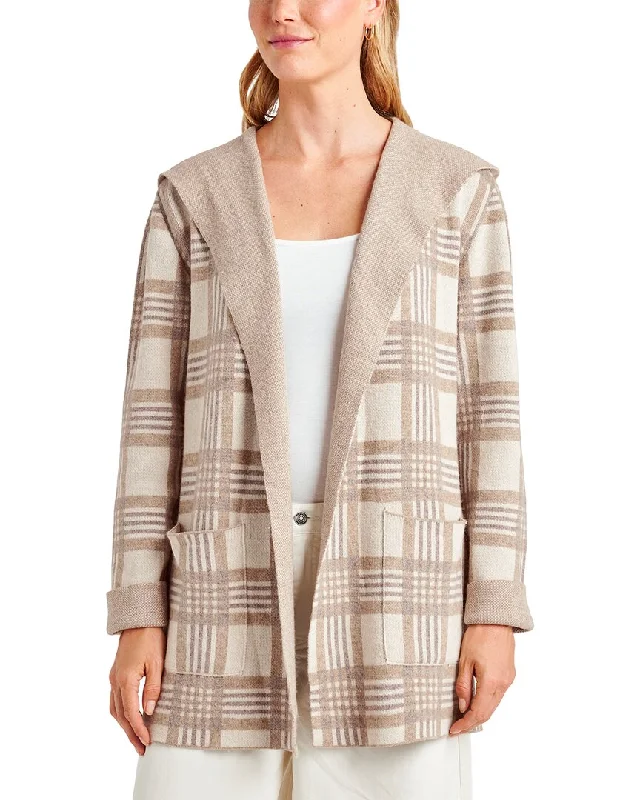 Special Offer For You Splendid Sierra Plaid Wool-Blend Cardigan