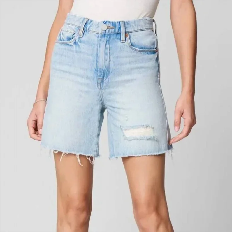 Flash Sale Fever Warren Denim Shorts In Mirror Mirror