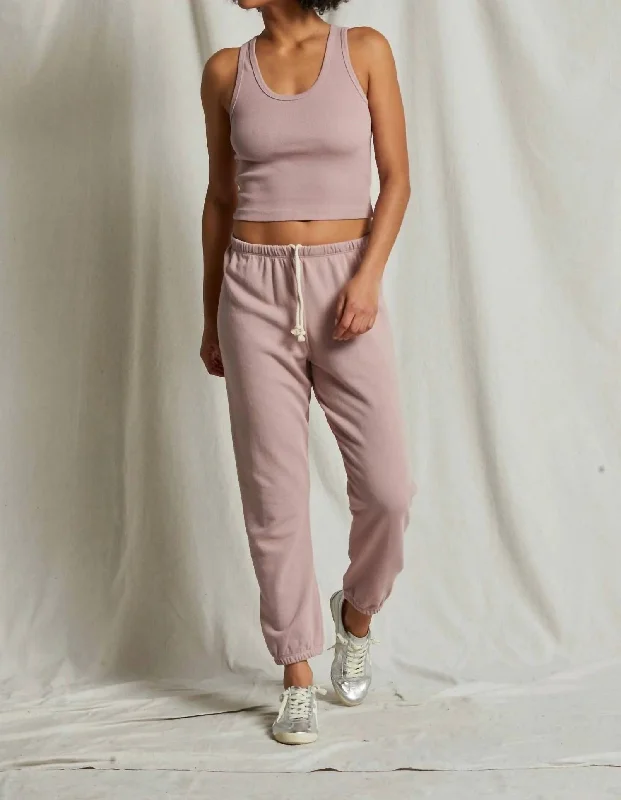 Fashion Essentials Johnny Joggers In Mauve