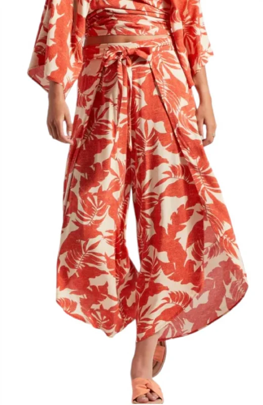 Limited - Time Bundle Nepali Cover-Up Pants In Orange Multi