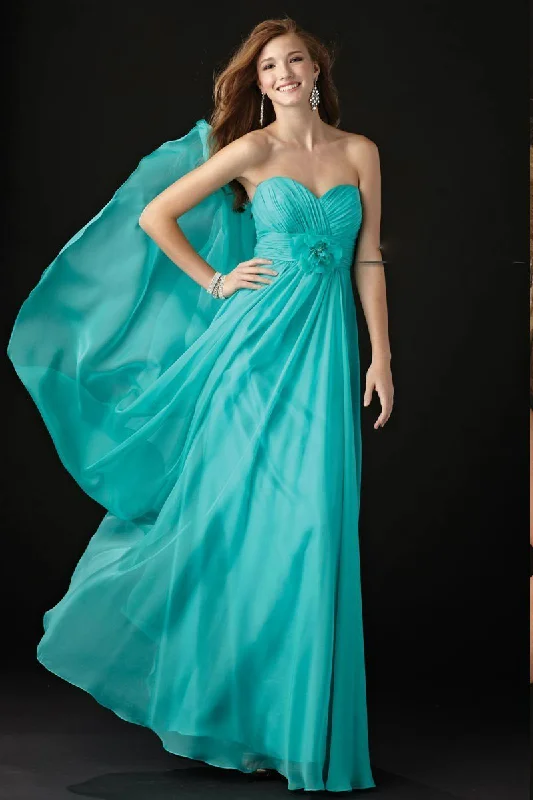 Dive Into Trendy Styles Alyce Paris - B'Dazzle - Strapless Sweetheart A-Line Gown 35418SC