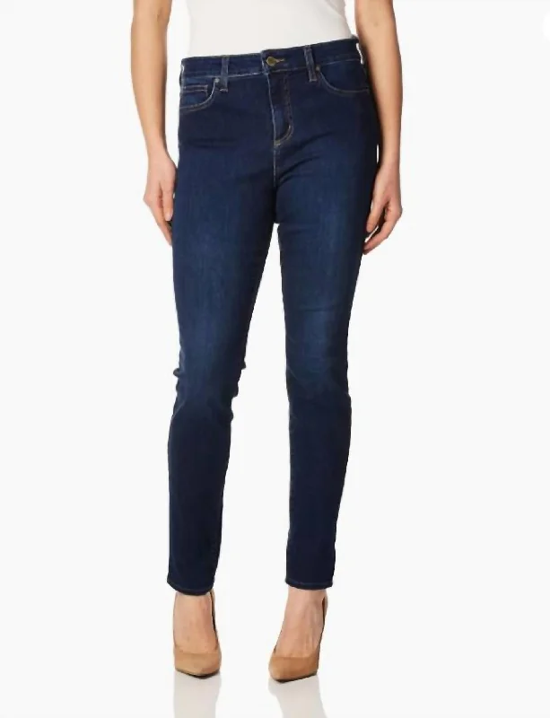 Durable Fashion Picks Alina Dark Wash Cooper Skinny Jeans In Blue