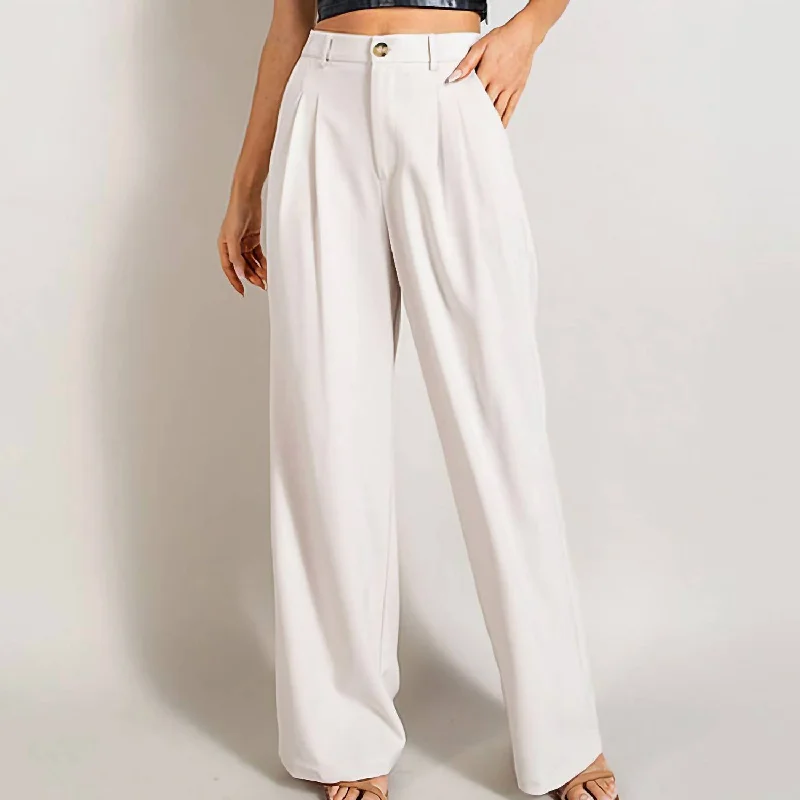 Wardrobe Upgrade Diana Pants In Off White