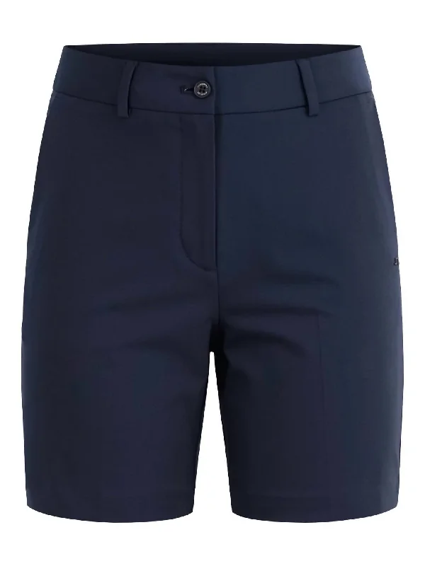 High End Women's Wear Women's Gwen Long Golf Shorts In Jl Navy