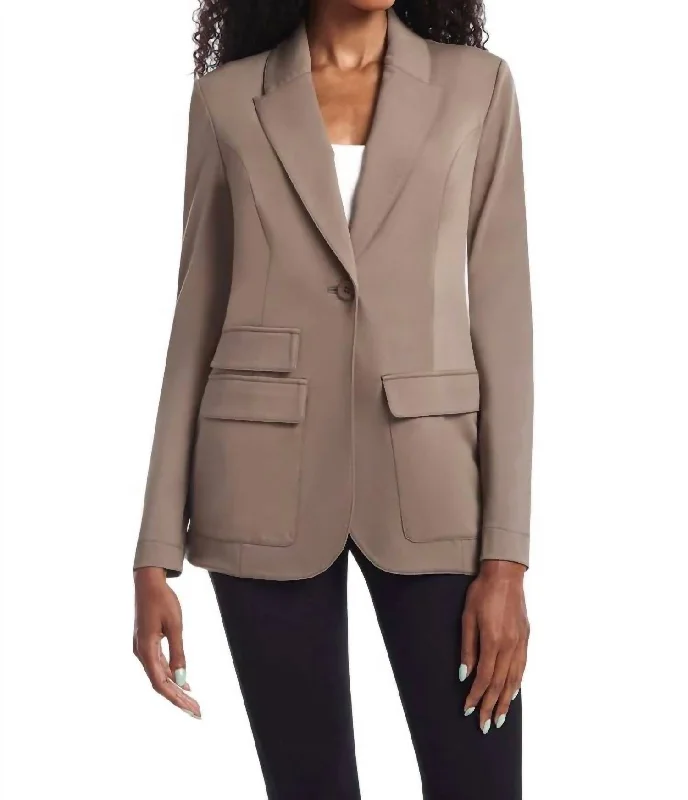 Fashion For Every Occasion Hailey I Blazer In Taupe