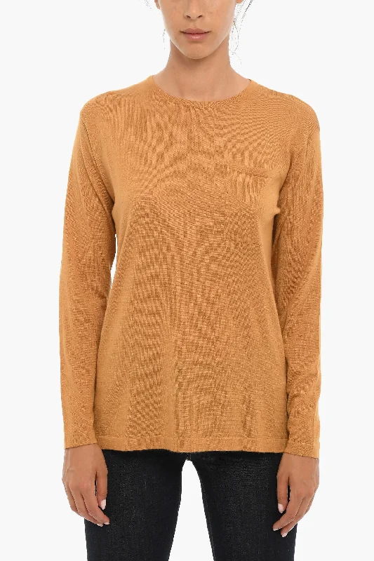 Budget Friendly Woolrich Light Cashmere and Silk Crew-Neck Sweater