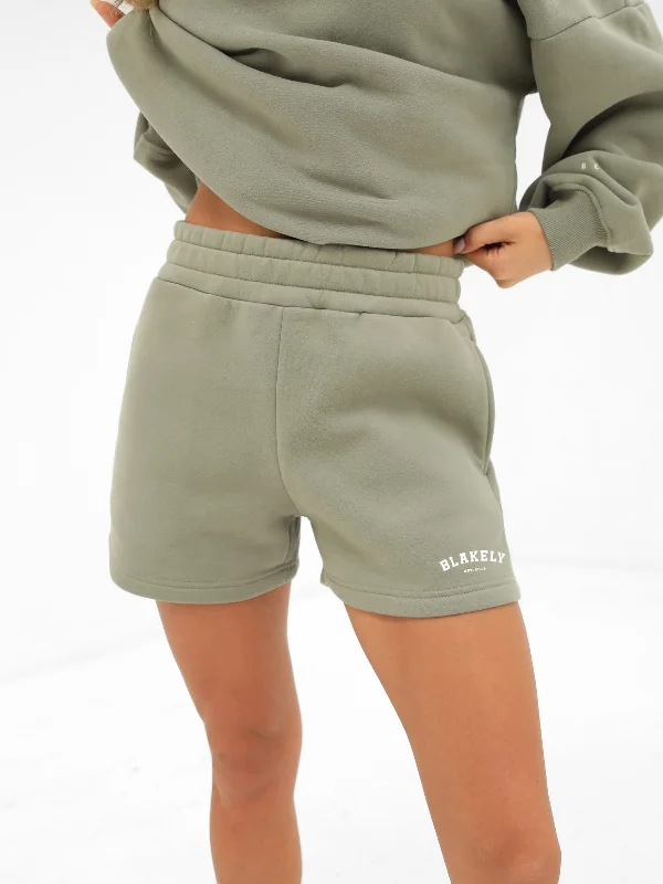 Hot Deals Heritage Jogger Shorts - Olive