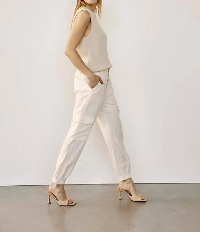 Flash Sale Allison Cargo Pant In White