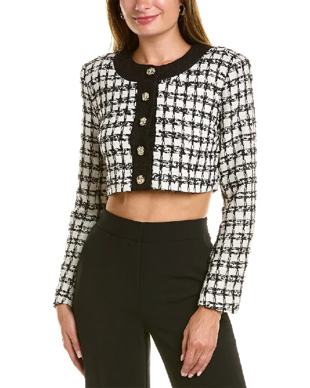 Mother's Day Special Alexia Admor Clara Cropped Tweed Jacket