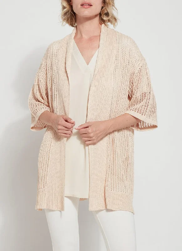 Feminine Soft - Hued Styles Amora Lightweight Cardigan