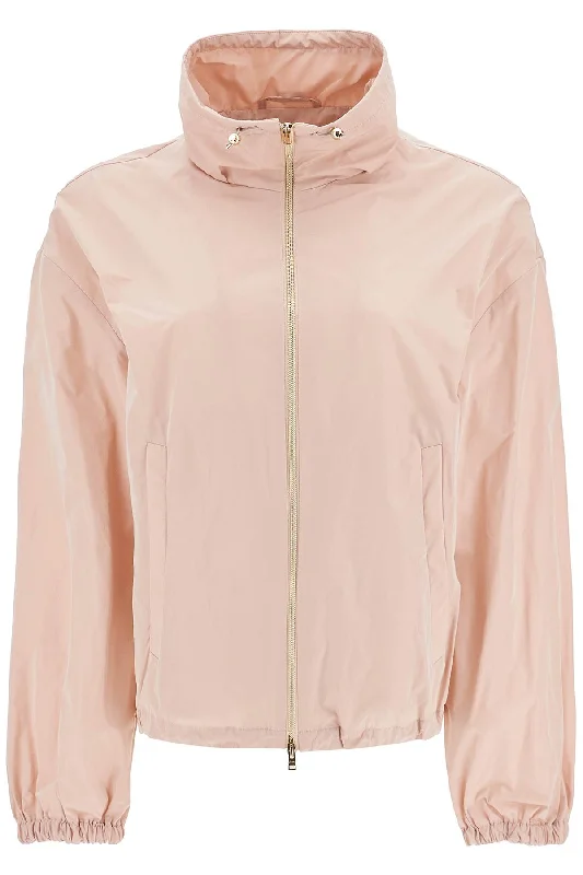 Trend Alert Herno Women's Short pink Techno Taffeta Jacket Made In Italy