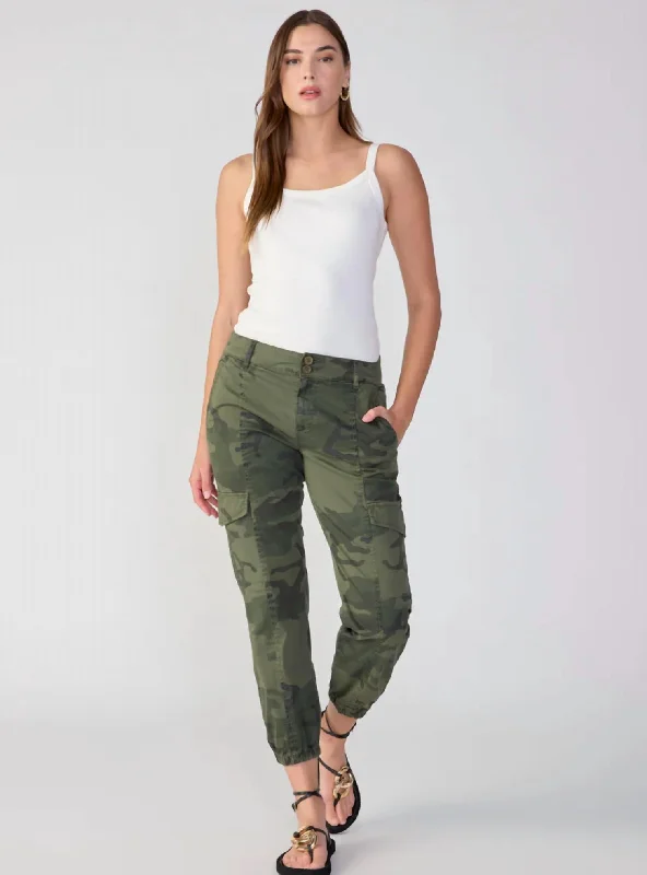 Chic And Comfortable Rebel Hiker Cargo Pants In Hiker Camo