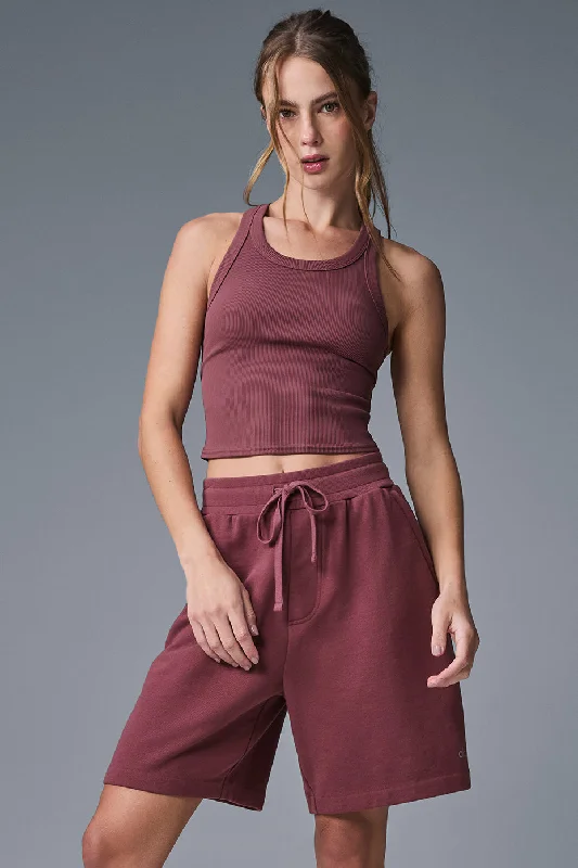 All Season Basics Discount Chill Short - Burgundy Truffle