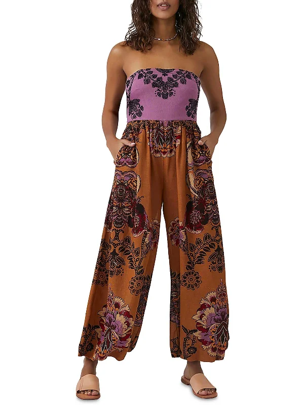 Redefining Women's Fashion Indio Womens Cotton Boho Jumpsuit