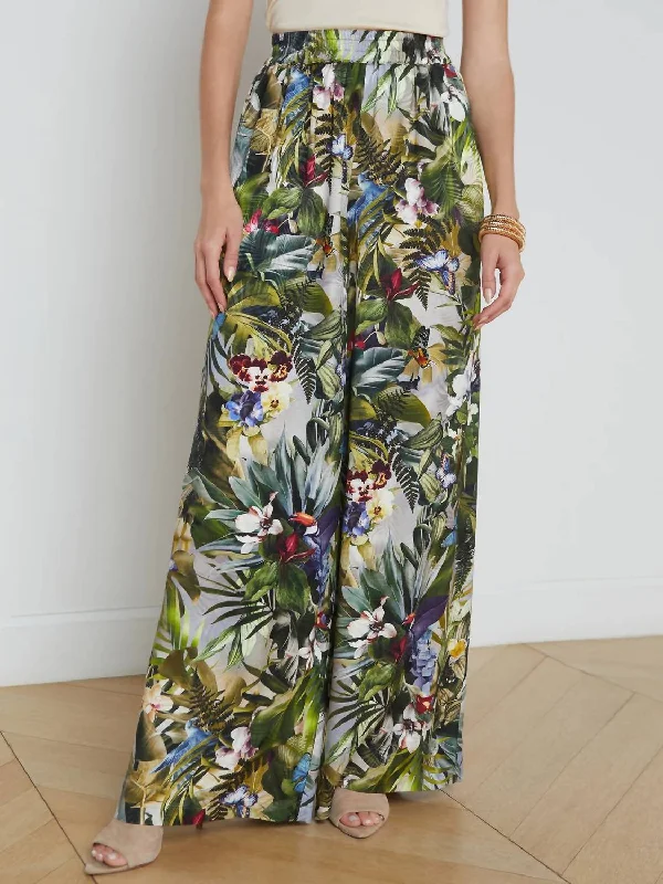 Flash Sale Now Lillian Wide Leg Pants In Jungle