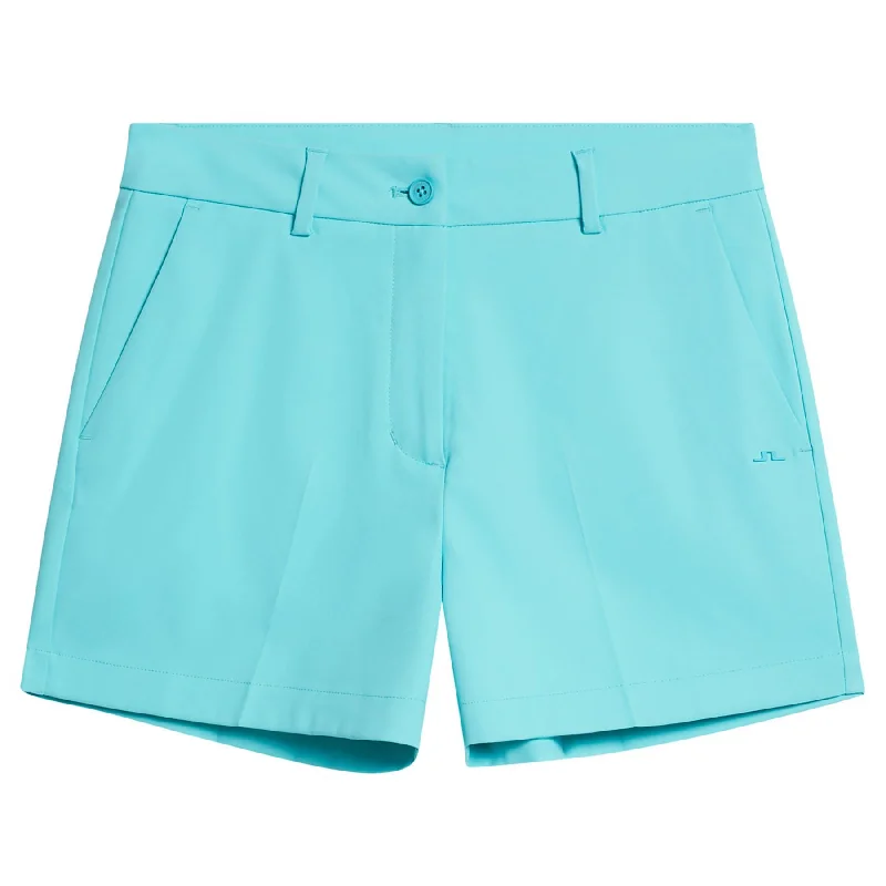 Evening Looks Womens Gwen Micro High Stretch Shorts Blue Curacao - SU24