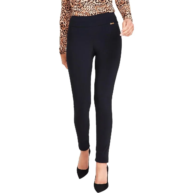 City Fashion Womens Solid Rayon Skinny Pants