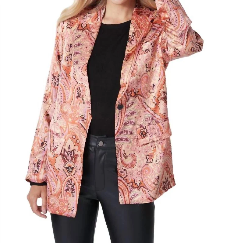 Shop Sale Items Expression Print Blazer In Multi/paisley Print