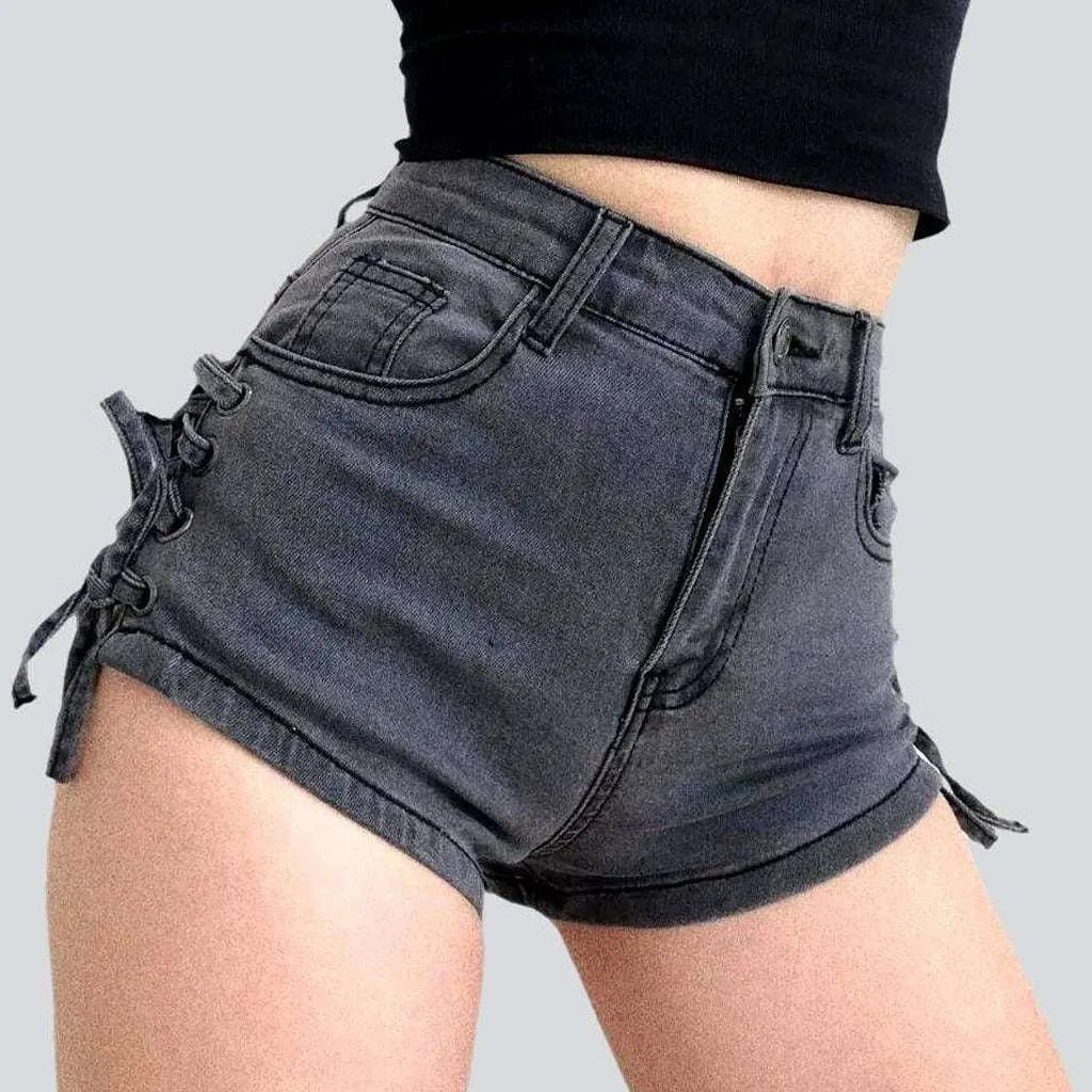 Special Offers, Don't Miss Skinny shorts with side drawstrings