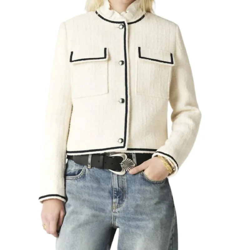 Sophisticated Fashion Raoul Jacket In Off-White