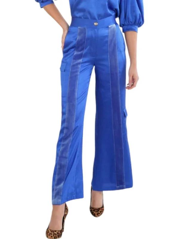 Latest Trends Ophelia Pants In Dazzle Blue