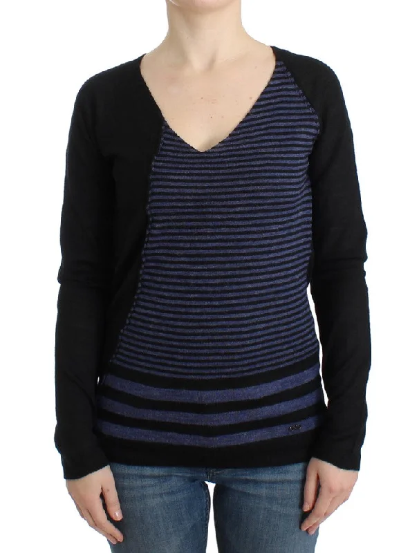 Explore What's New Costume National  striped V-neck Women's sweater