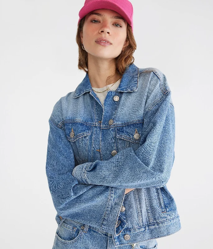 Trendy Styles Aeropostale Relaxed Denim Jacket