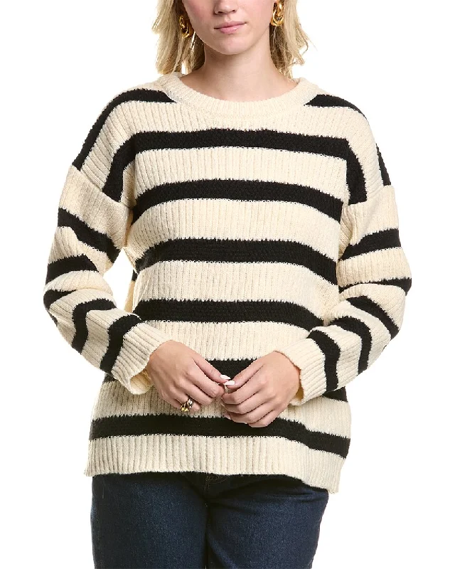 Graceful Fashion Femme Society Dropped-Shoulder Sweater