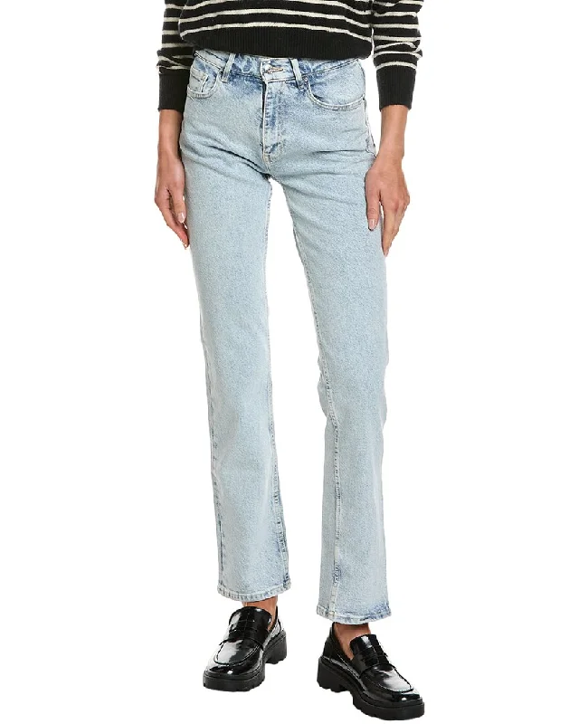 Pastel Styles BOSS Hugo Boss Ada Light Blue High-Rise Straight Jean