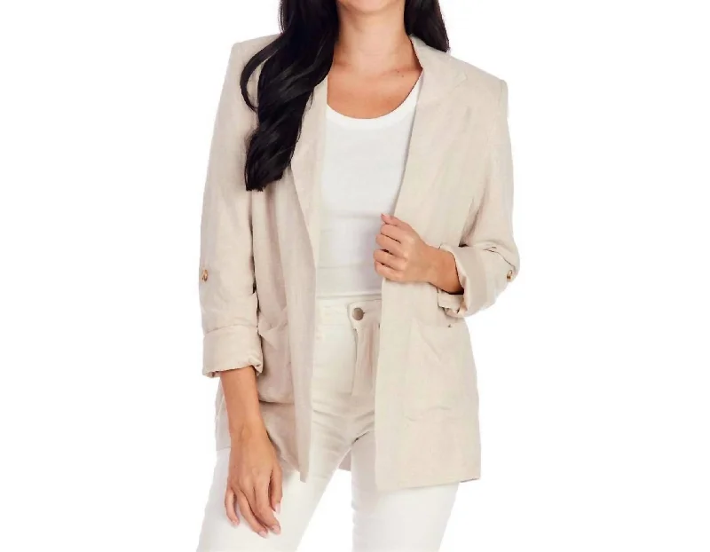 Fashion Sale Lyra Blazer In Tan