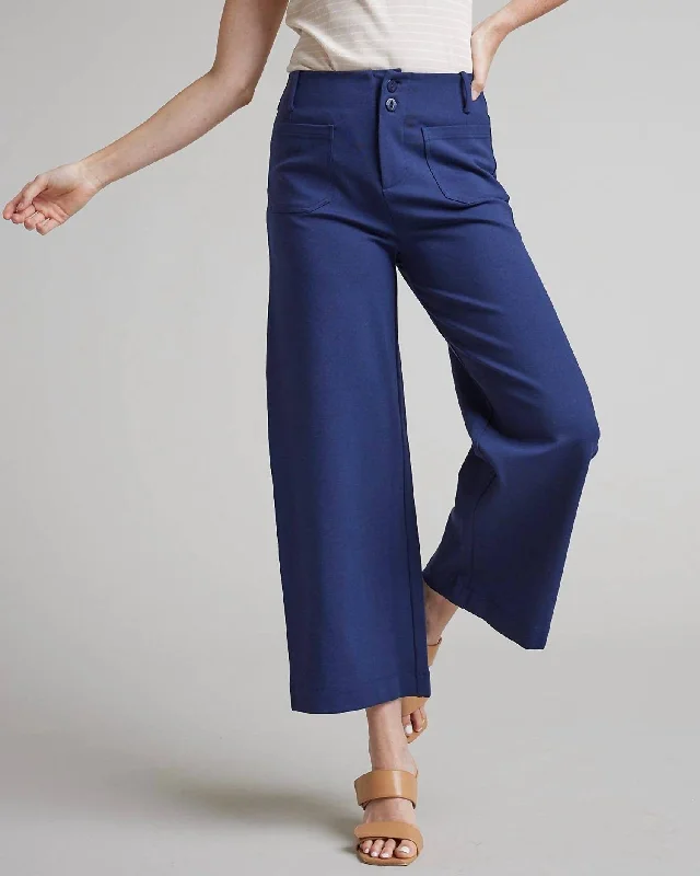 Vintage Inspired Fashion Sale Frankie Pocket Pant In Blue