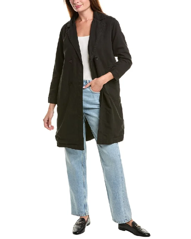 Big Savings On Minimalist Office Styles Saltwater Luxe Linen-Blend Jacket